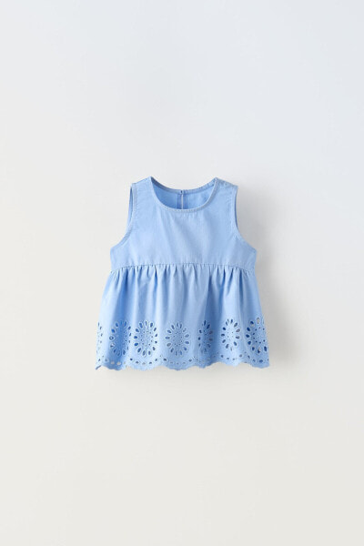 Комплект для малышей ZARA Вышитая блуза