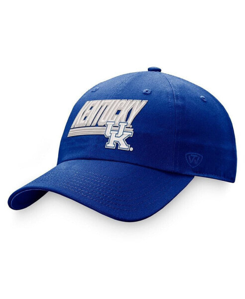 Men's Royal Kentucky Wildcats Slice Adjustable Hat