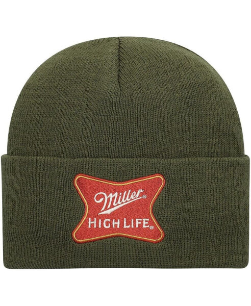 Men's Olive Miller High Life Cuffed Knit Hat