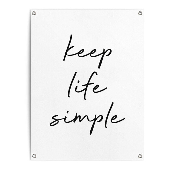 Kunstdruck Keep life simple