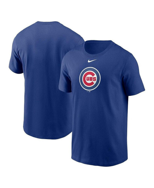 Men's Royal Chicago Cubs Fuse Logo T-Shirt