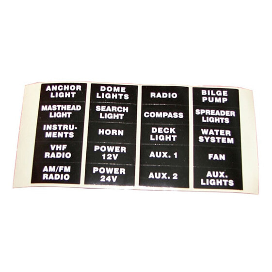 Наклейки для выключателя MARINE TOWN Switch Stickers