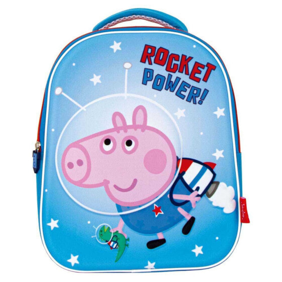 Рюкзак для школы Peppa Pig 3D 26x32x10 см George Pig