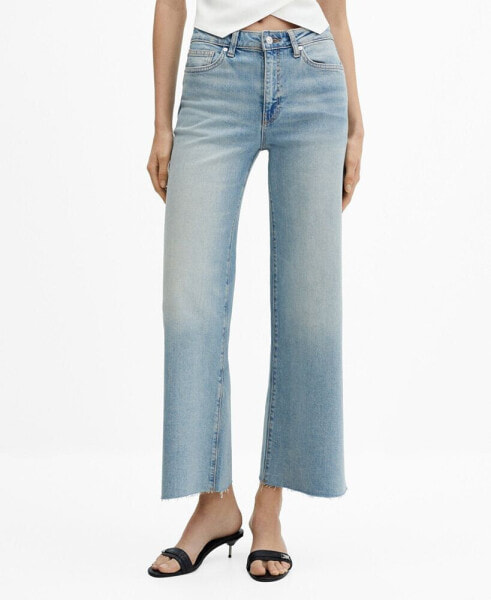 Women's Wide leg Mid-Rise Jeans