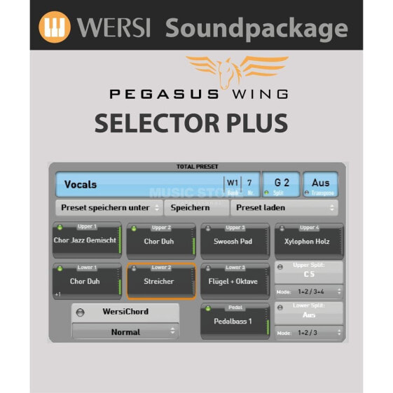 Wersi Selector Plus for Pegasus Wing