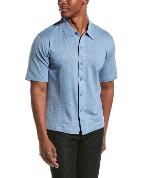 Theory Ryder Linen-Blend Shirt Men's