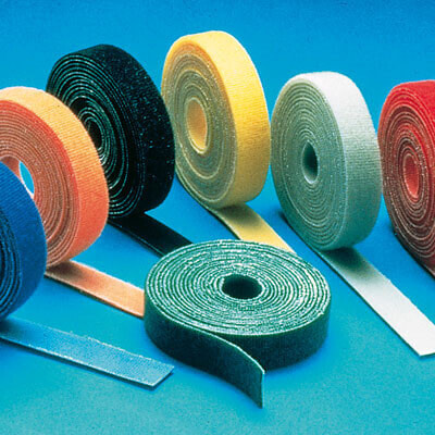 VELCRO ONE-WRAP 25m unperfor. rot