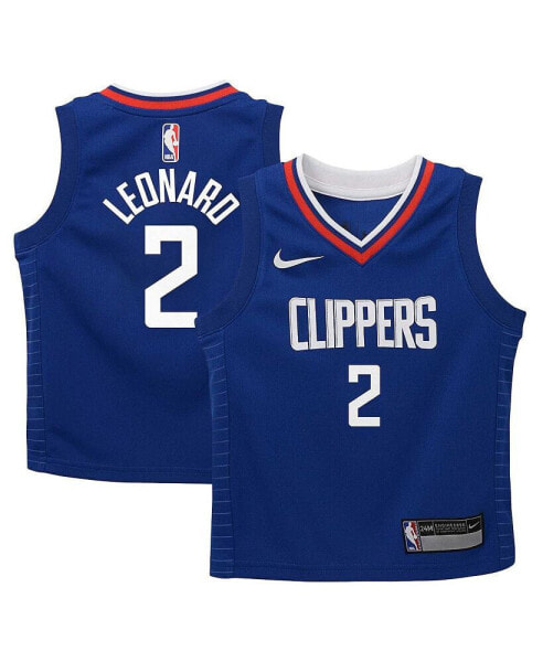 Infant Boys and Girls Kawhi Leonard Royal LA Clippers Swingman Player Jersey - Icon Edition