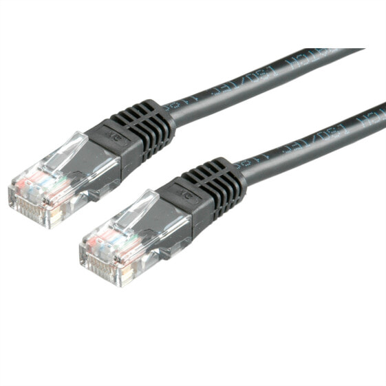 VALUE 21990955 - Patchkabel Cat.6 Utp schwarz 1.5 m - Cable - Network