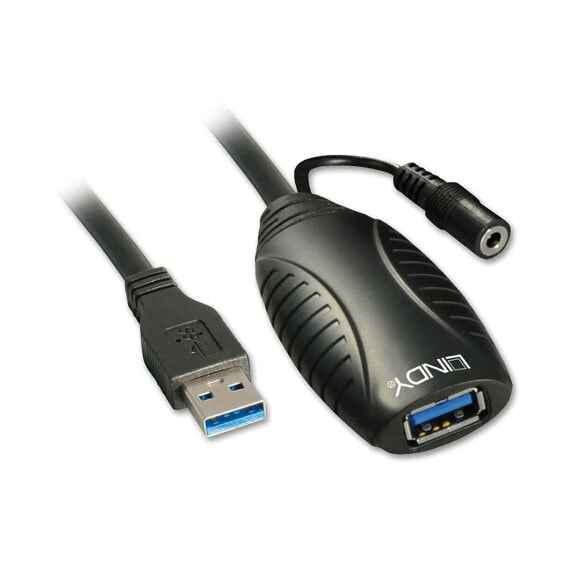 USB-кабель LINDY 43156 10 m Чёрный