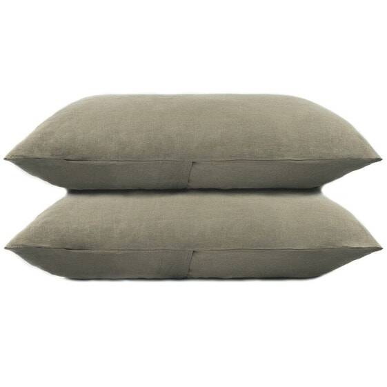 100% French Linen Pillowcase Set - King