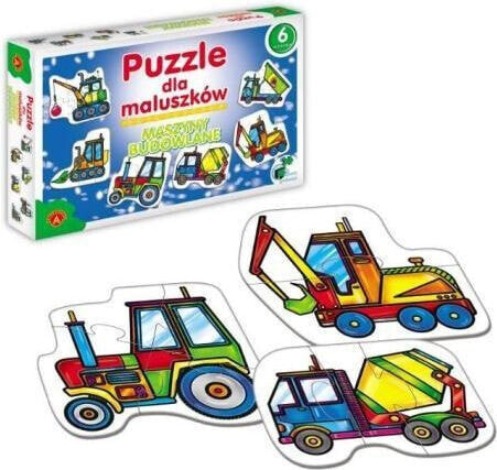 Alexander Puzzle dla maluszków - Maszyny Budowlane - 0541