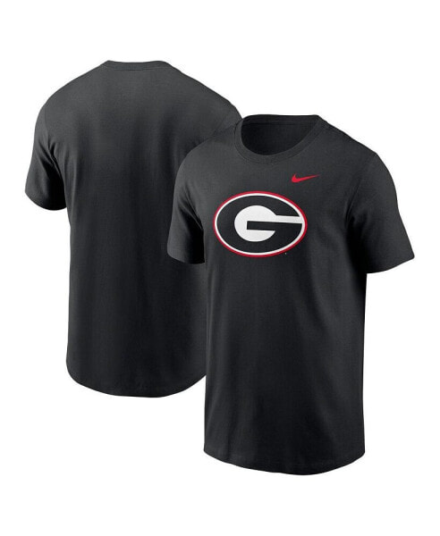 Men's Black Georgia Bulldogs Primetime Evergreen Logo T-Shirt