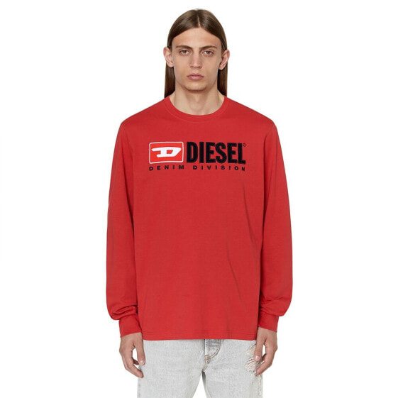 DIESEL Just Division Long Sleeve Round Neck T-Shirt