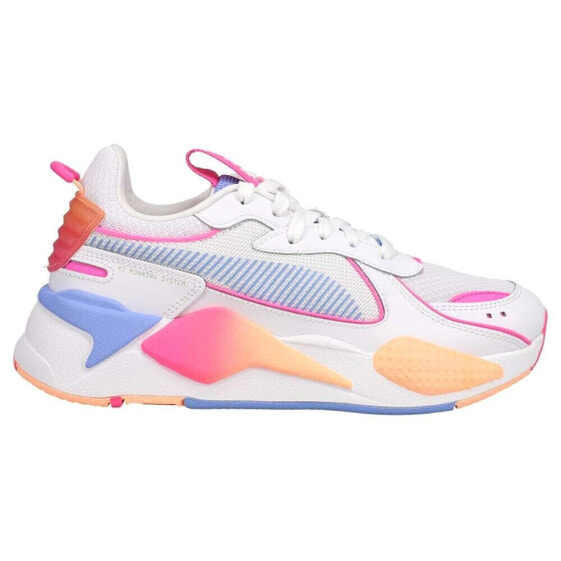 Puma RsX Pop Lace Up Womens Orange, Pink, Purple, White Sneakers Casual Shoes 3