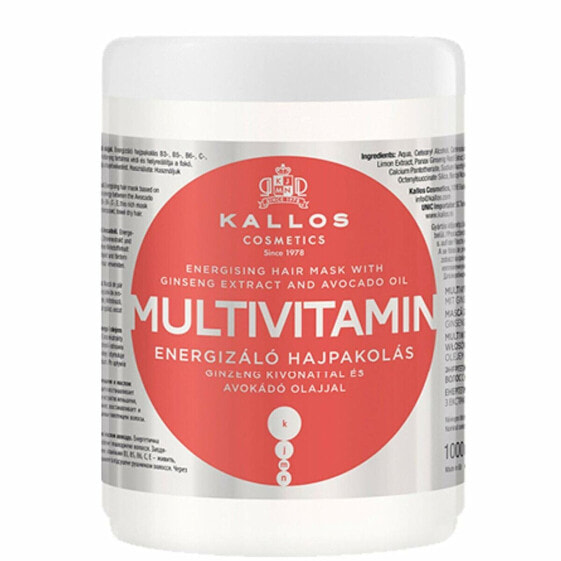 Питательная капиллярная маска Kallos Cosmetics Multivitamin 1 L