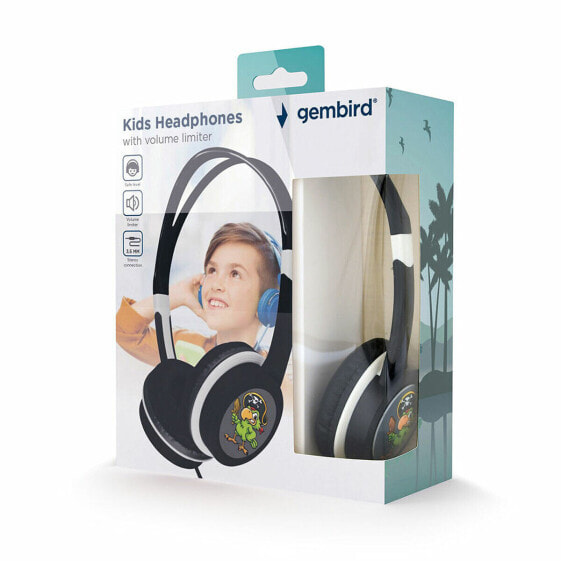 Headphones with Headband GEMBIRD MHP-JR-BK Children's