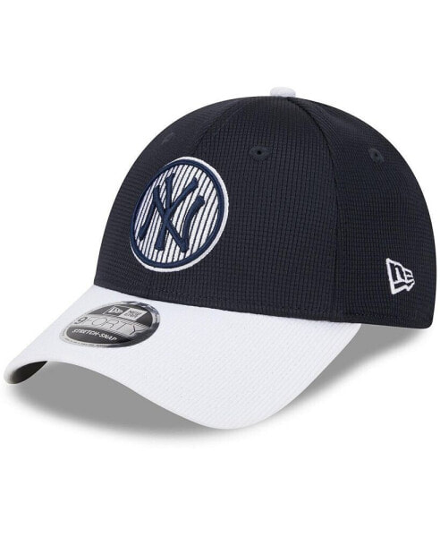 Men's Navy New York Yankees 2024 Batting Practice 9FORTY Adjustable Hat