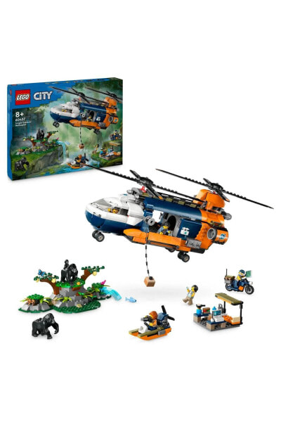 Конструктор пластиковый Lego City Orman Kaşifinin Helikopteri 60437 - Набор для сборки (881 деталь)