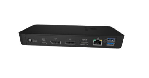 ICY BOX IB-DK2405-C - Wired - USB 3.2 Gen 1 (3.1 Gen 1) Type-C - 85 W - 3.5 mm - 10,100,1000 Mbit/s - Black