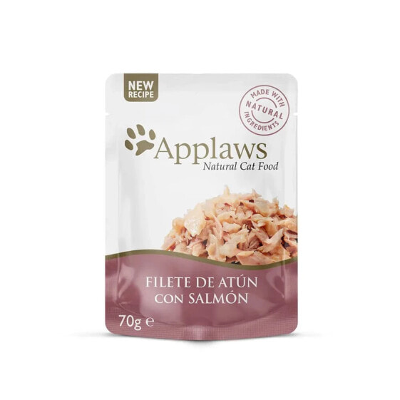 APPLAWS Tuna And Salmon Fillet Gelatin 16x70g Wet Cat Food