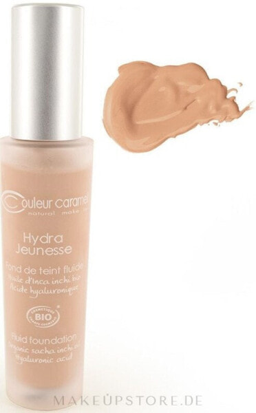 Flüssige Foundation mit Hyaluronsäure - Couleur Caramel Fond De Teint Fluide Hydra Jeunesse 24 - Sable