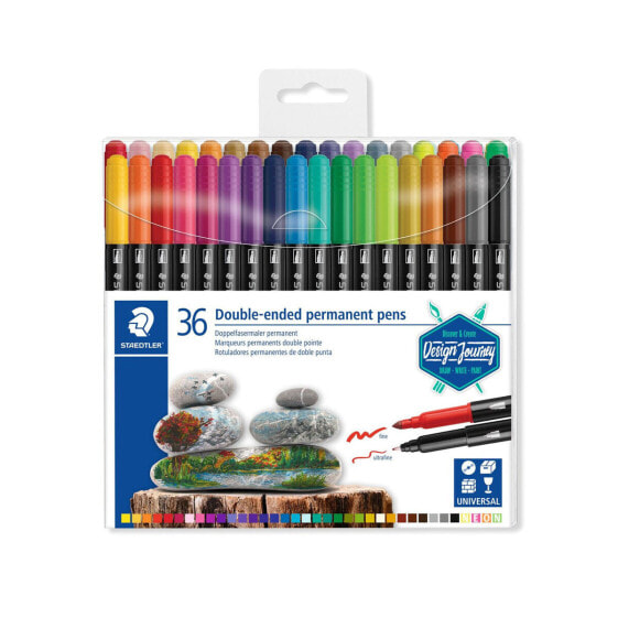 Set of Felt Tip Pens Staedtler 3187 Multicolour (36 Pieces)