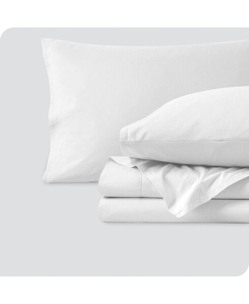 Organic Cotton Percale Sheet Set Full