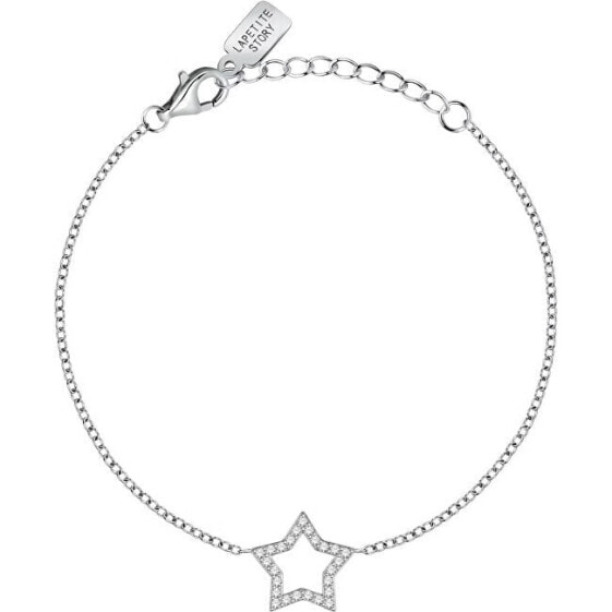 Silver bracelet with a star Silver LPS05AWV27