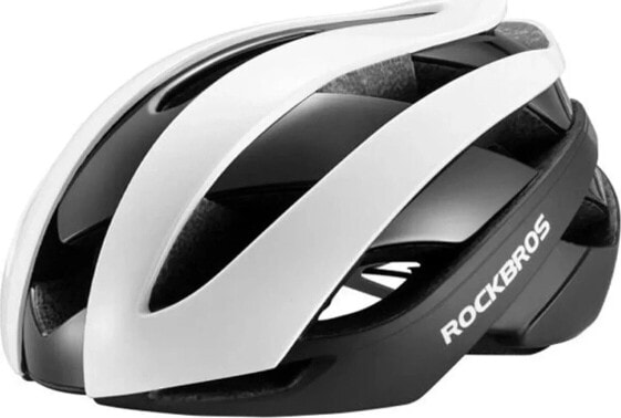 RockBros Kask rowerowy Rockbros 10110004002 rozmiar M - biało-czarny