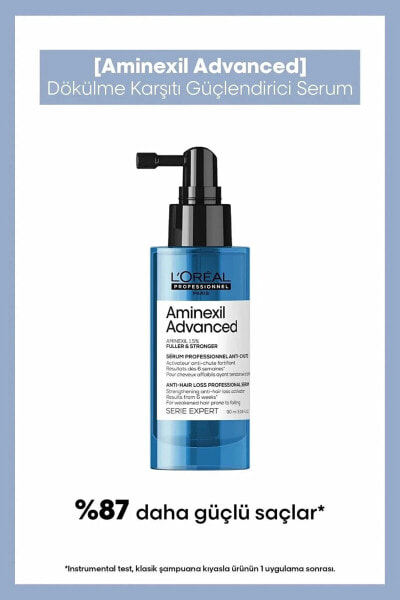 Aminexil Advanced Daha Gür ve Güçlü Saçlar için Dökülme Karşıtı Güçlendirici Aktivatör Serum 90 ml