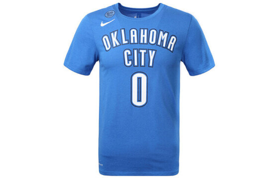 Футболка мужская Nike NBA Thunder Westbrook 0 синяя