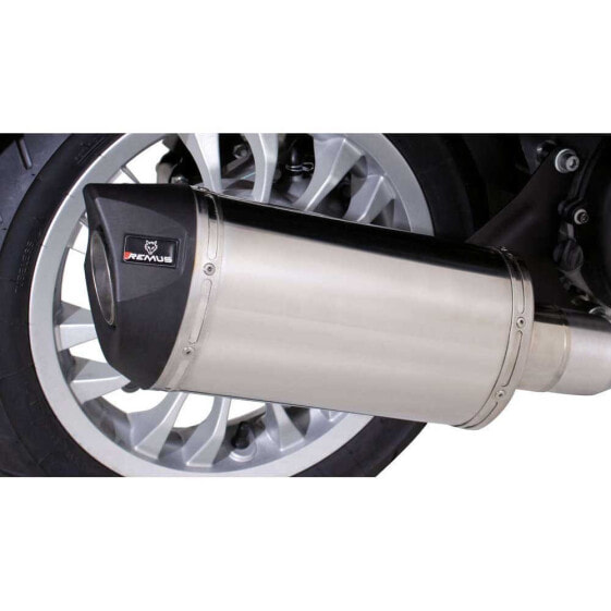 REMUS Primavera 125 ie/Sprint 125 ie 16 Stainless Steel Homologated Scooter RSC Slip On Muffler