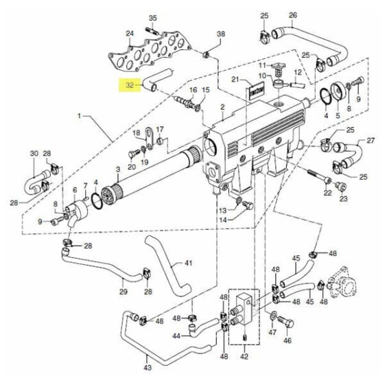 Лодочный мотор Vetus STM4620