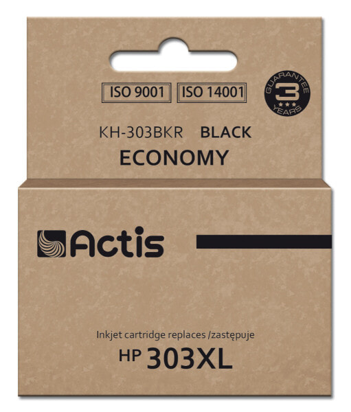 Actis KH-303BKR ink for HP printer - replacement HP 303XL T6N04AE; Premium; 20ml; 600 pages; black - Black - HP - HP ENVY Photo: 6220 - 6230 - 6234 - 7130 - 7134 - 7830 - 7221. HP: 303. - 600 pages - High (XL) Yield - 20 ml