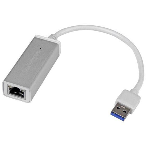 StarTech.com USB 3.0 to Gigabit Network Adapter - Silver - Wired - USB - Ethernet - 2000 Mbit/s - Silver