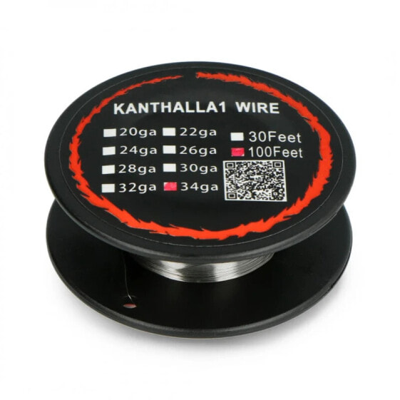 Kanthal A1 resistance wire 0.16mm 56Ω/m - 30,5m