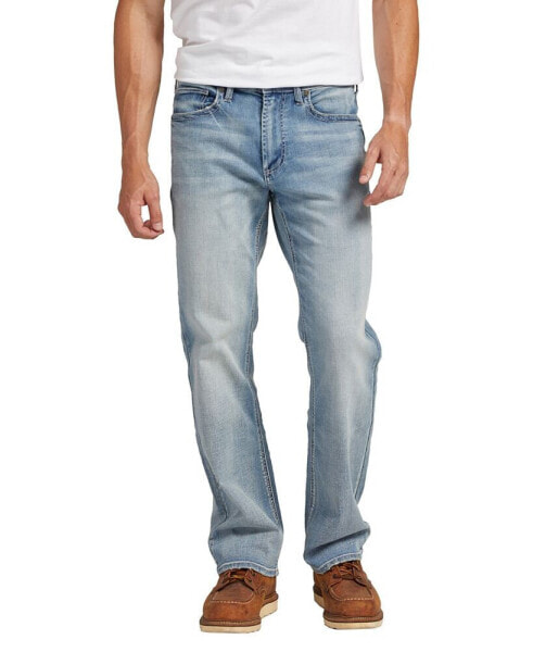 Джинсы мужские Silver Jeans Co. модель Zac Relaxed Fit Straight Leg