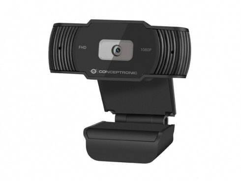 Conceptronic AMDIS 1080P Full HD Webcam with Microphone, 1920 x 1080 pixels, Full HD, 30 fps, 1280x720@30fps, 1920x1080@30fps, 65°, 65°