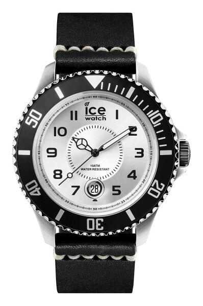 Ice-Watch Herren-Armbanduhr Ice-Heritage - Basic - Big Analog Quarz Leder HE.BK.SB.B.L.14