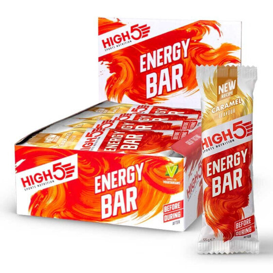 HIGH5 Energy Bars Box 55g 12 Units Caramel