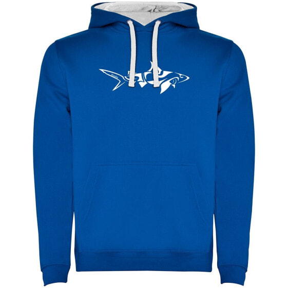 KRUSKIS Shark Tribal Two-Colour hoodie