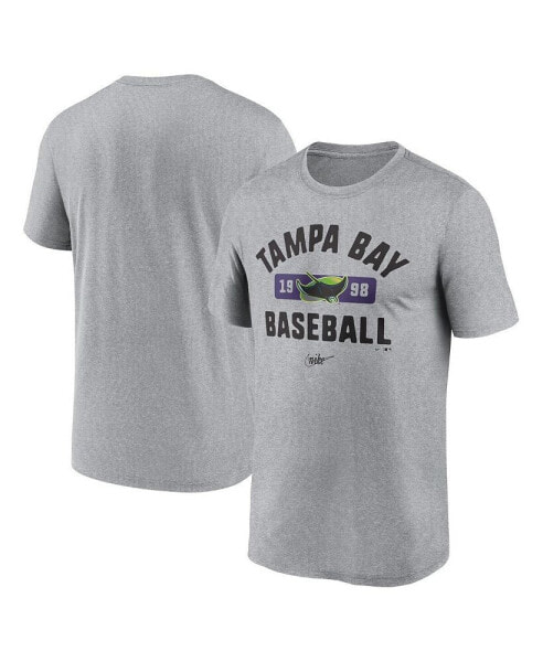 Men's Heather Gray Tampa Bay Rays Legend T-shirt