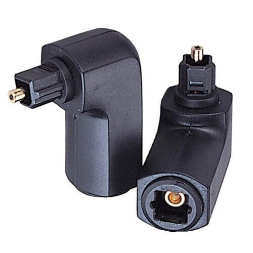 InLine Optical Audio Adapter Toslink male / female 90° angled