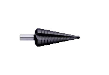 EXACT 50061 - Drill - Step drill bit - Right hand rotation - 80 mm - 6 mm - Titanium-Coated High-Speed Steel (HSS-TiN)