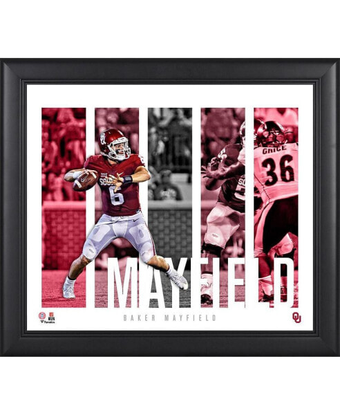 Baker Mayfield Oklahoma Sooners Framed 15'' x 17'' Player Panel Collage