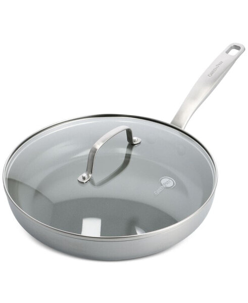 Chatham Stainless Ceramic Nonstick 11" Frypan & Lid