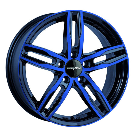 Колесный диск литой Carmani 14 Paul blue polish 6.5x16 ET50 - LK5/112 ML57.1