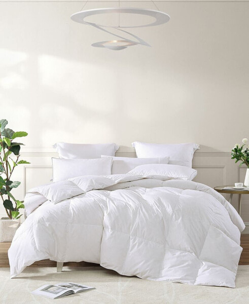 All Season Warmth White Goose Feather and Down Fiber Comforter, King, Created for Macy's