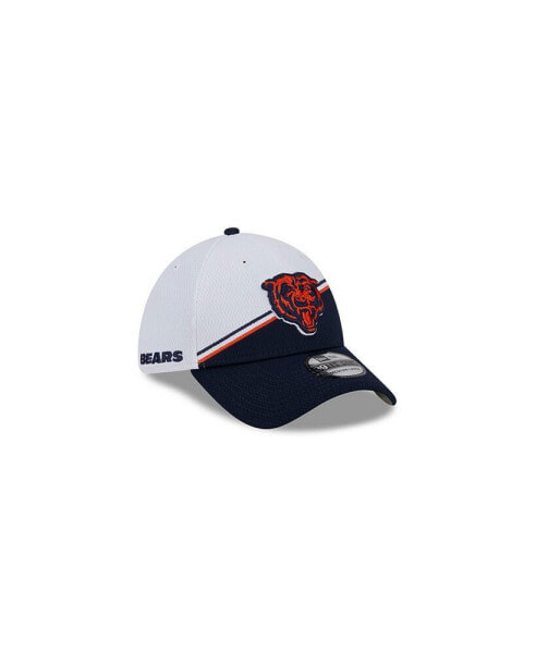 Men's White, Navy Chicago Bears 2023 NFL Sideline 39THIRTY Flex Hat